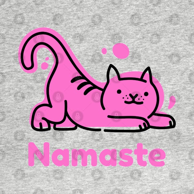 Cat Namaste Stretching Yoga by Spirit Animals 21